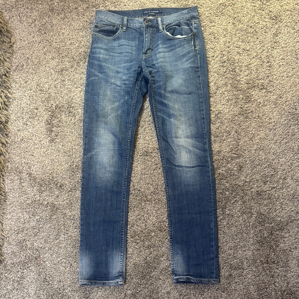 Ralph Lauren Men's Classic Blue Skinny Jeans